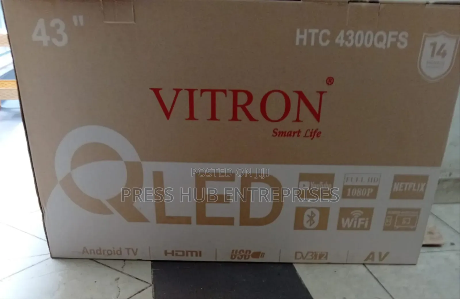 Vitron 43-Inch Qled Tv