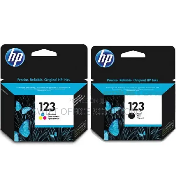 HP 123 Black Color Ink Cartridge