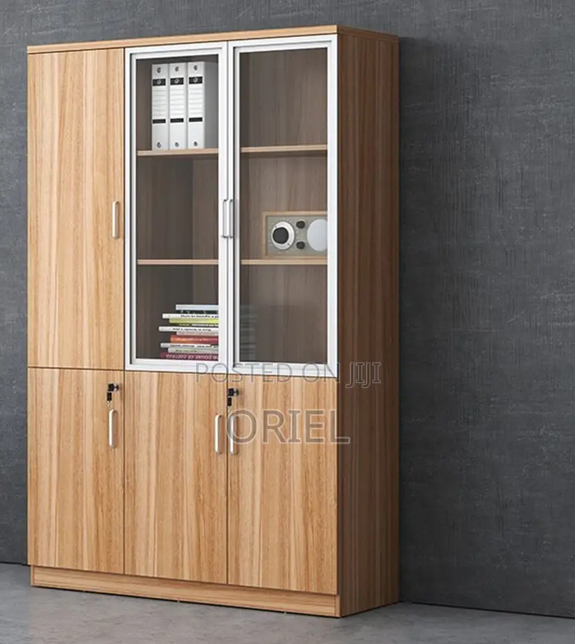 Modern Office Cabinet : Office 3-Door Wooden Filing Executive Cabinet