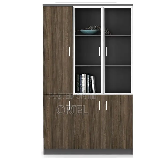 Modern Office Cabinet : Office 3-Door Wooden Filing Executive Cabinet