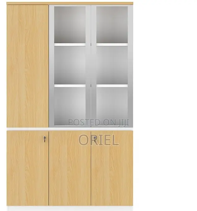 Modern Office Cabinet : Office 3-Door Wooden Filing Executive Cabinet