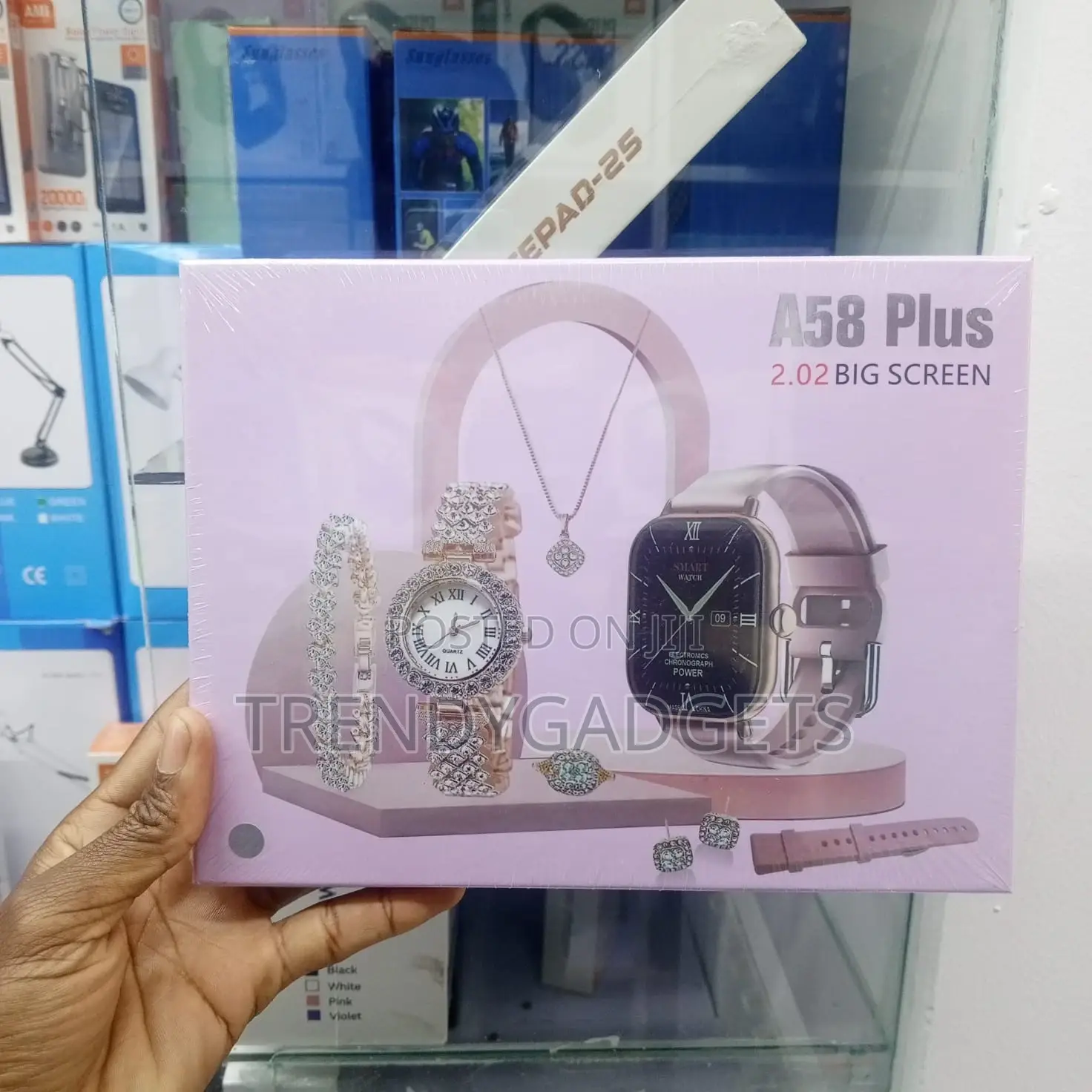 A58 Plus 2.02" Big Screen Smartwatch With Fashion Accessories