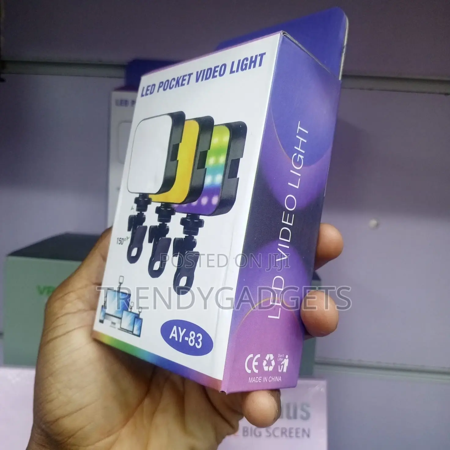 Ay-83 Led Video Light Clip-on for Photography Streaming