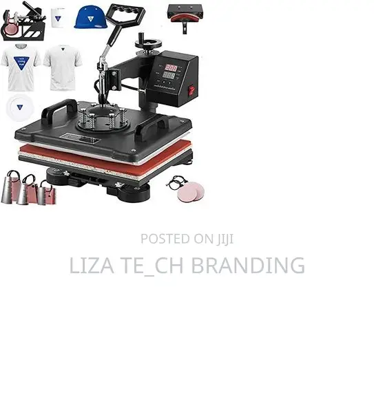 .8 in 1 Heat Press Dual Digital Control 360 Degree