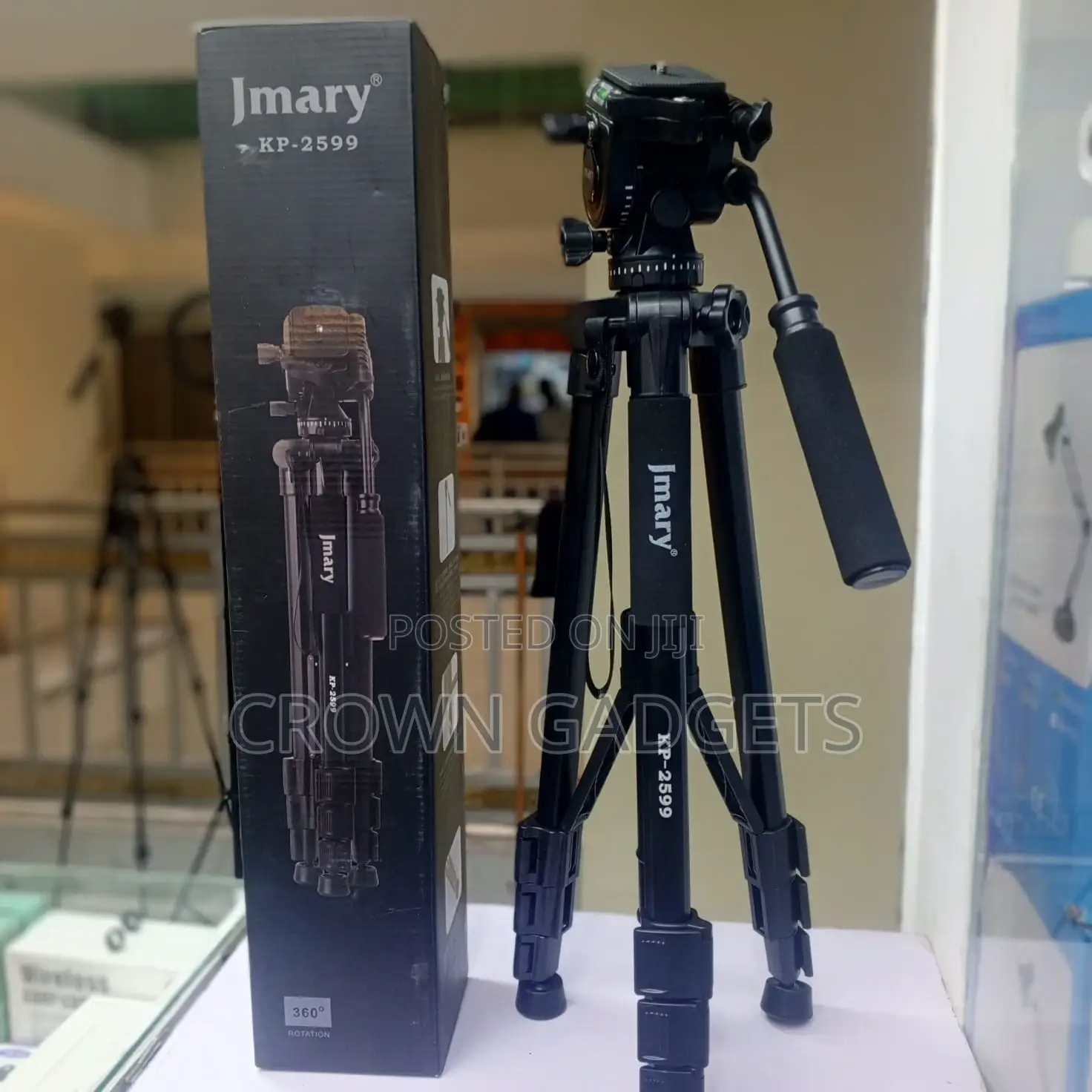 Jmary Kp-2599 Professional Aluminum Tripod With Fluid Head