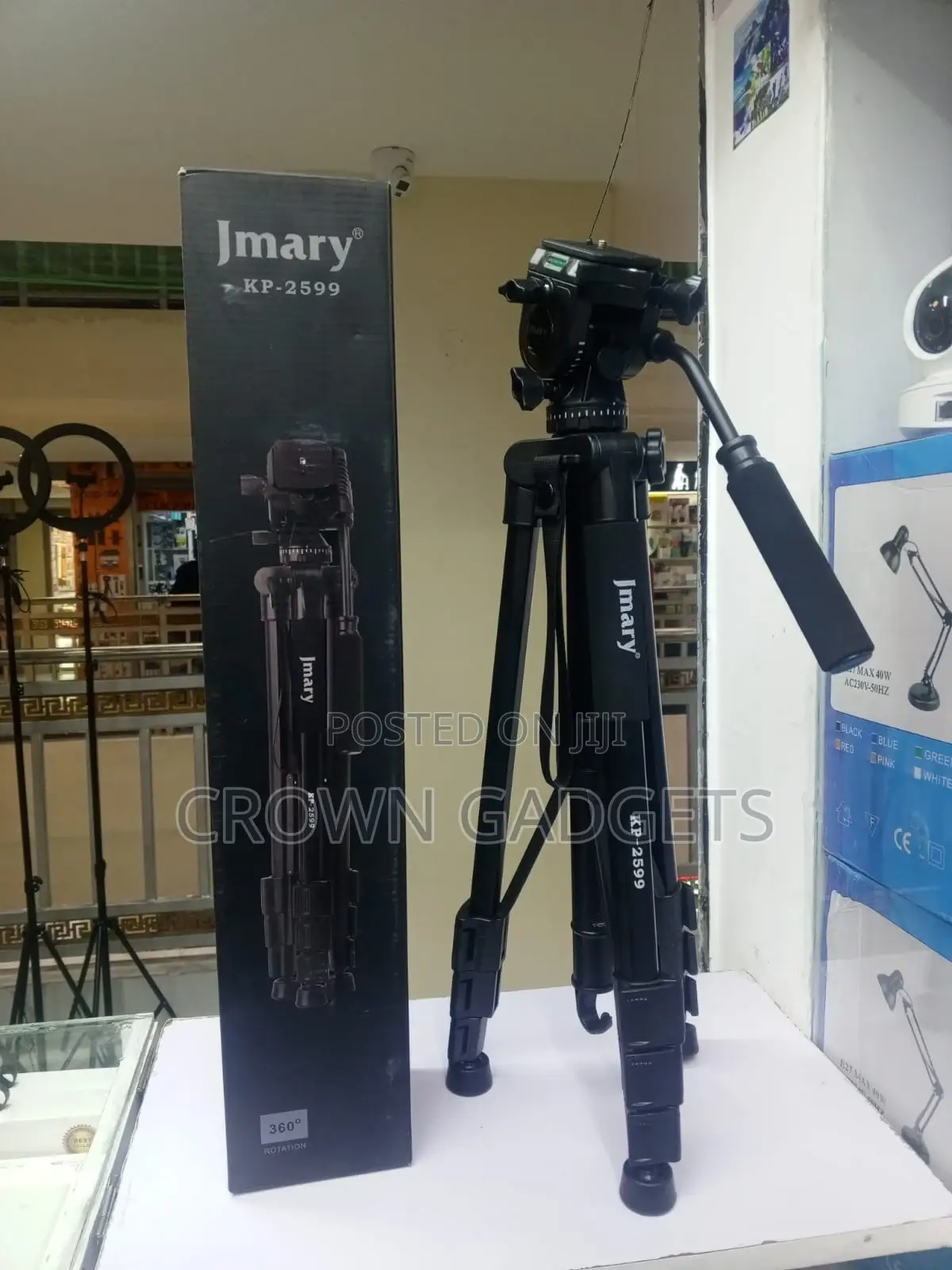 Jmary Kp-2599 Professional Aluminum Tripod With Fluid Head