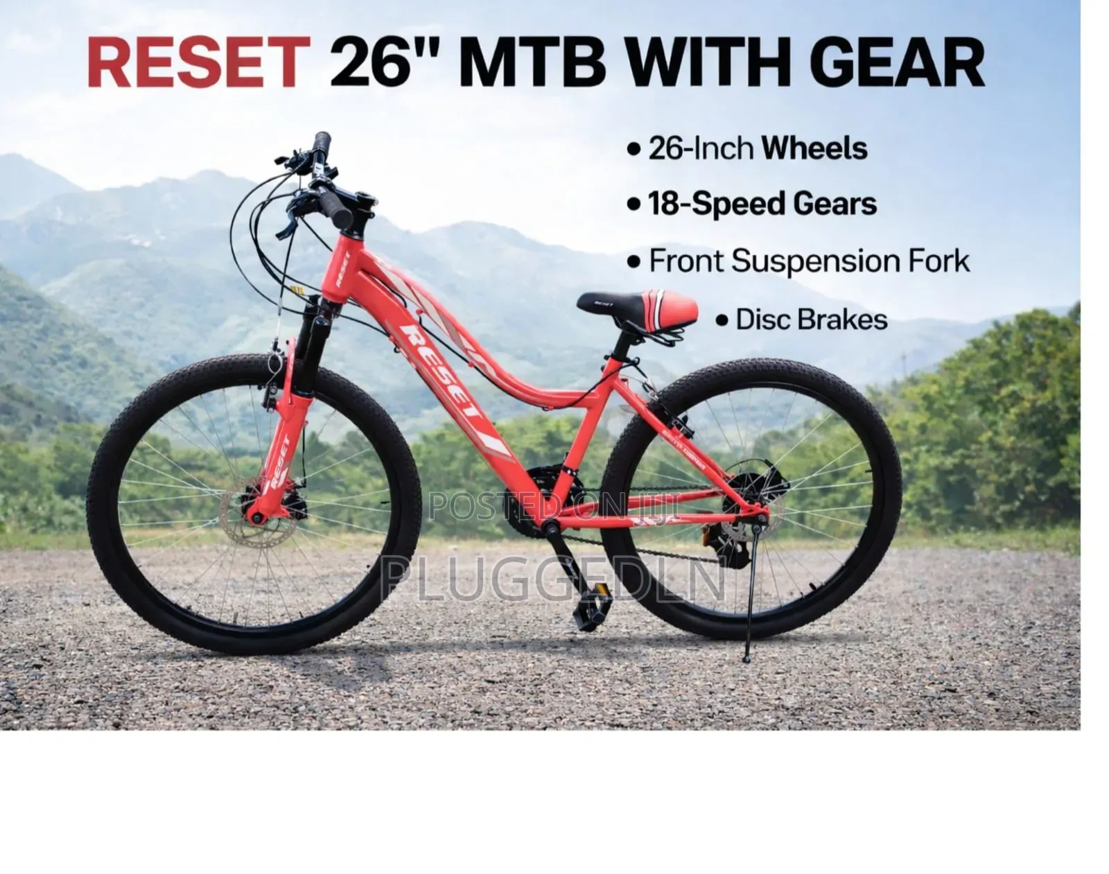 Reset 26" MTB With Gear Mountain Bike