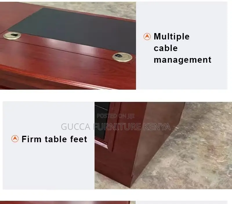 1800mm Chairman Executive L-Shaped Office Table