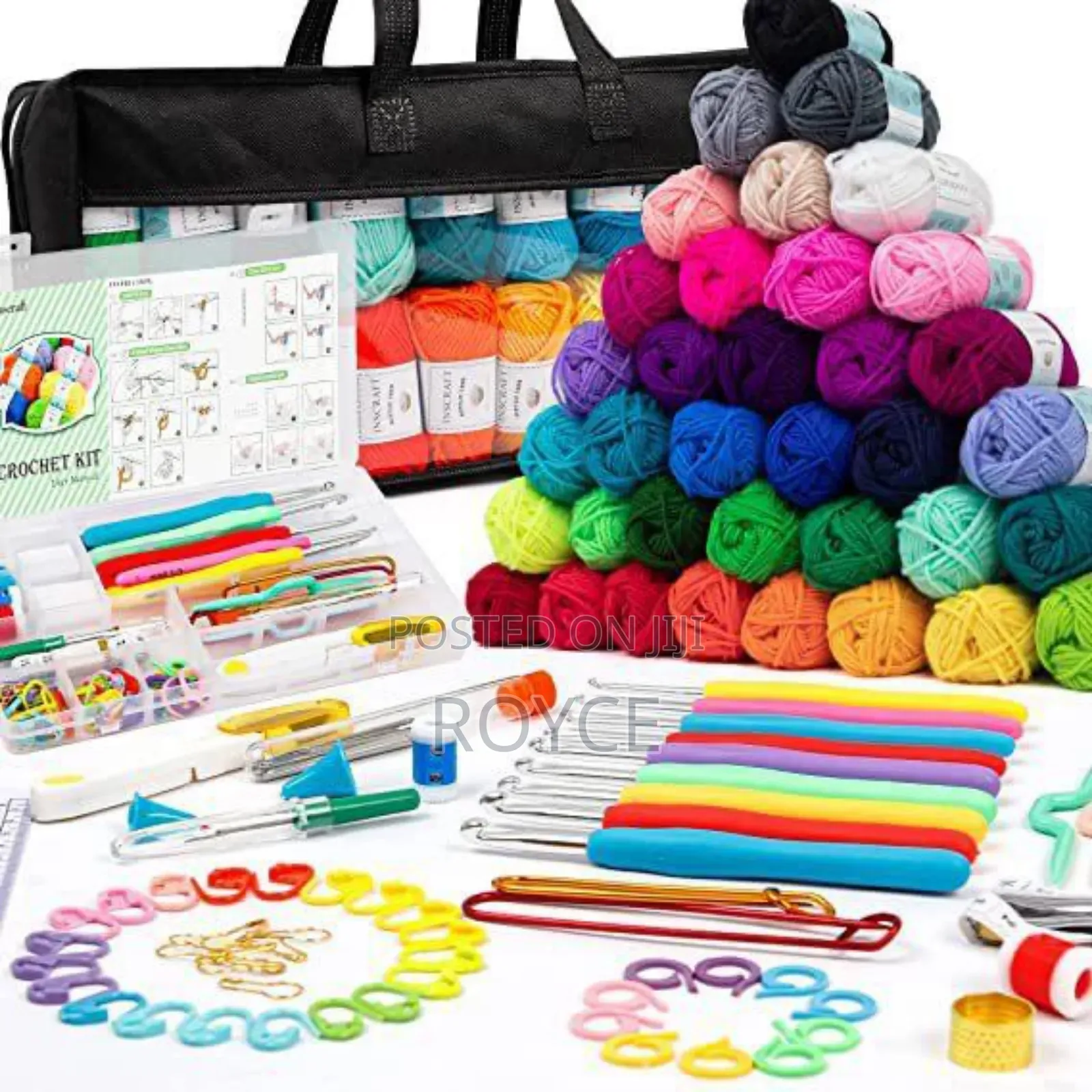 Complete Diy Hand Knitting / Complete Crochet Tools-113pcs