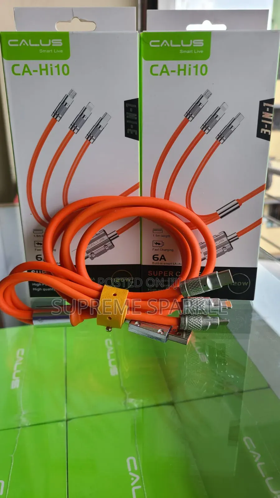 Calus Ca-Hi10 3-in-1 Fast Charging Cable.