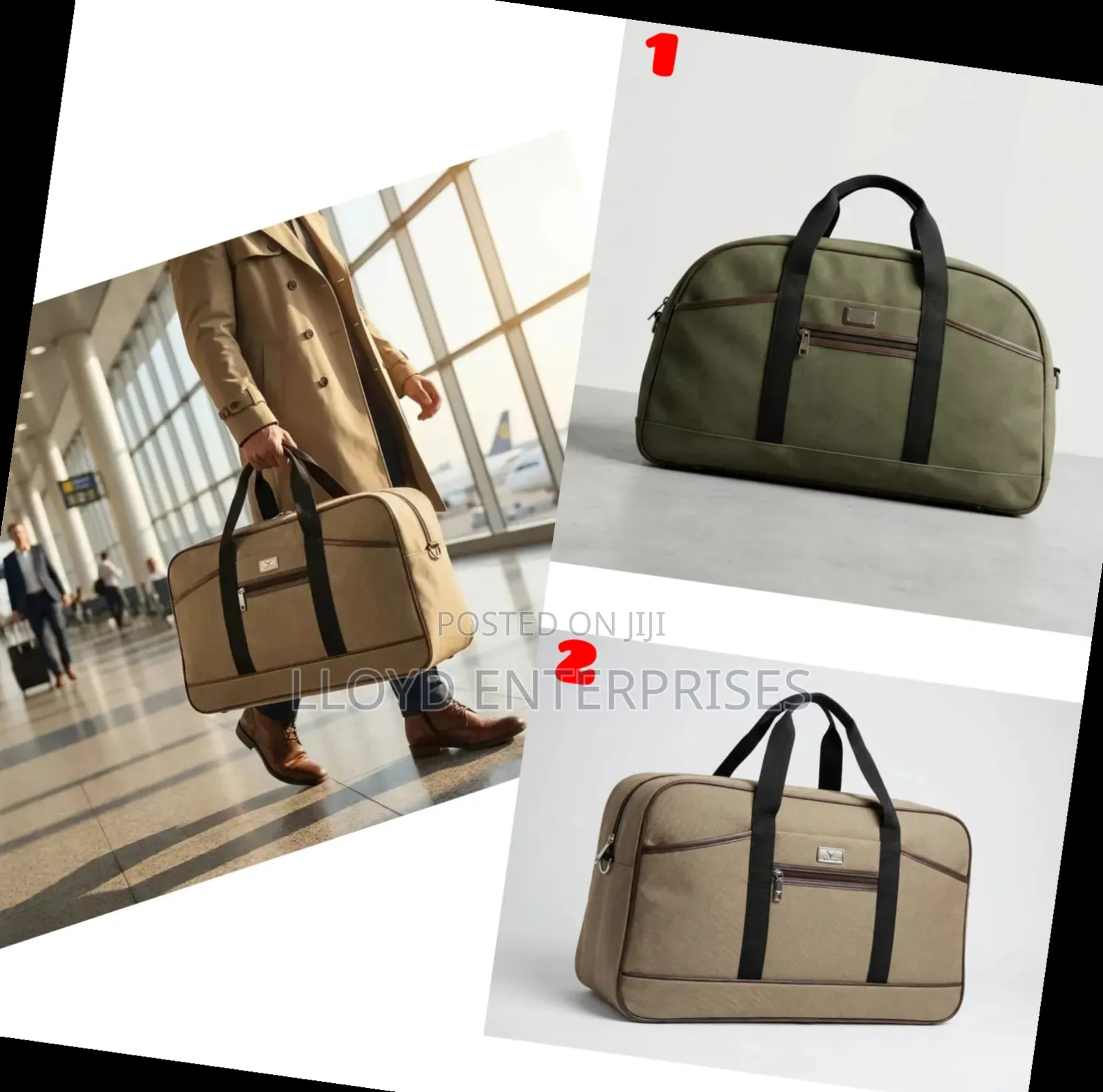 Large Travel Duffel Bag