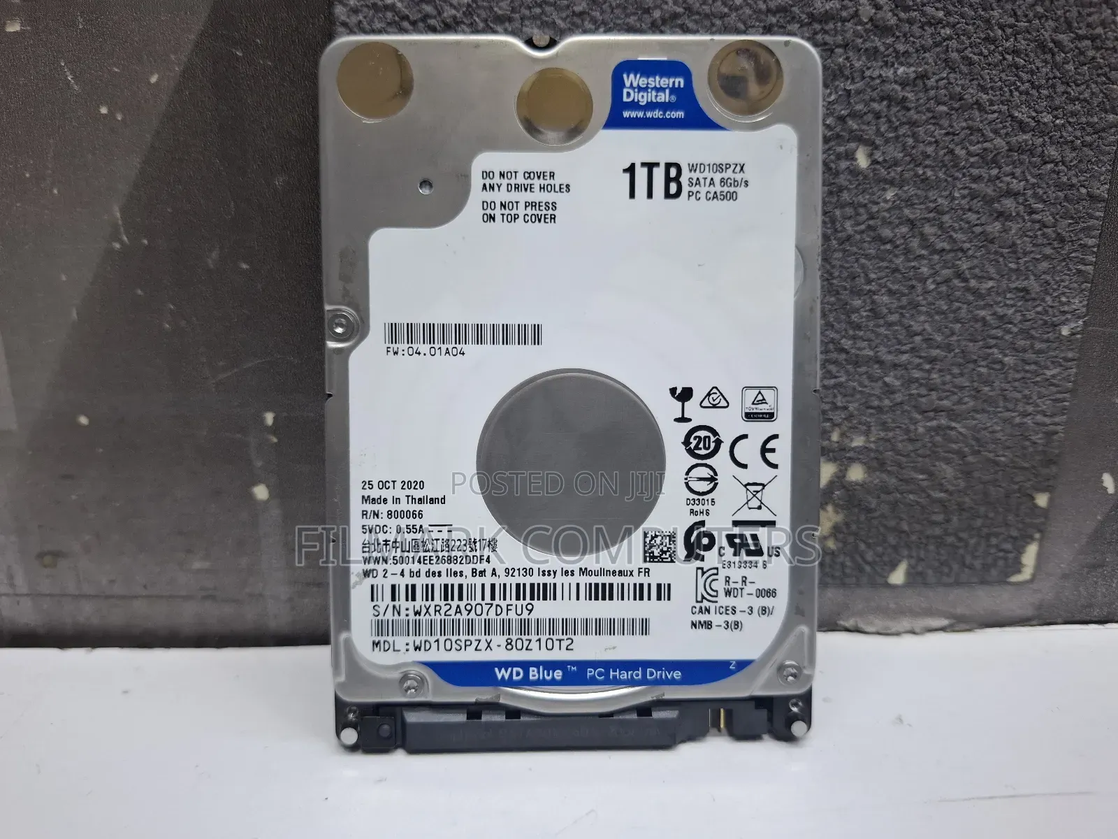 Western Digital Wd10spzx Hard Drive 1 Tb 2.5 Inch Sata Iii