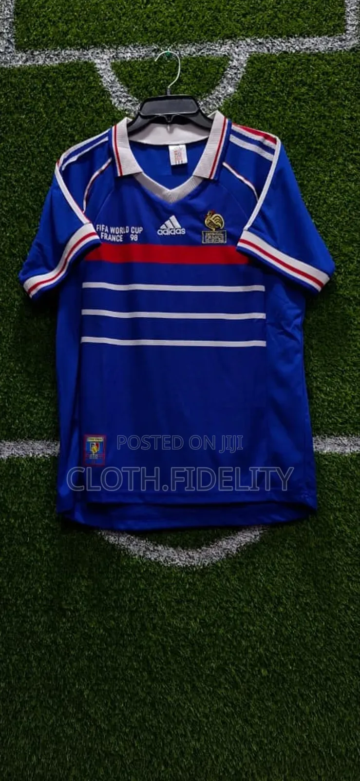 France Home 1998 Retro Jersey