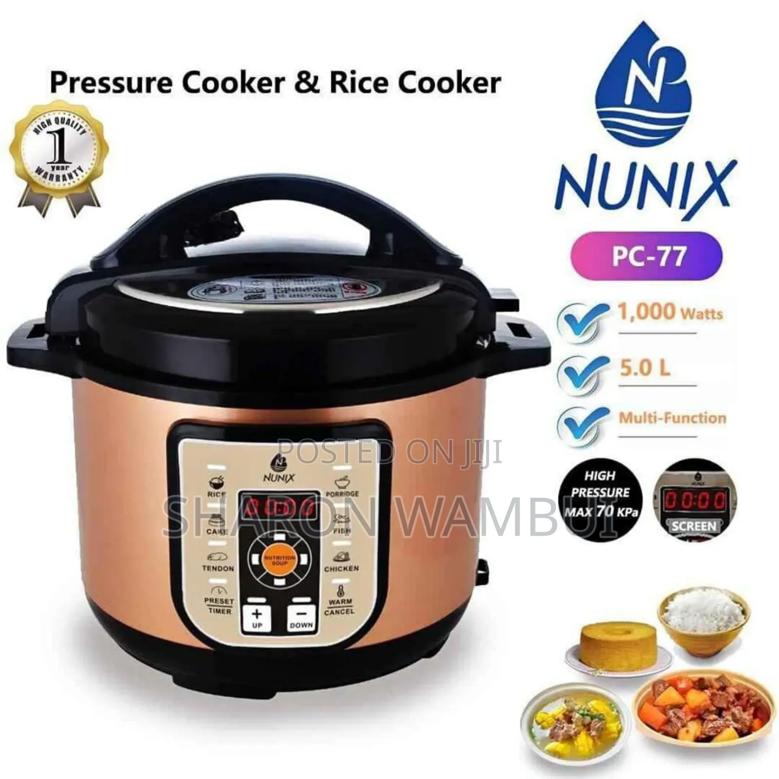 New Nunix Pressure Cooker /Nunix Pressure Cooker