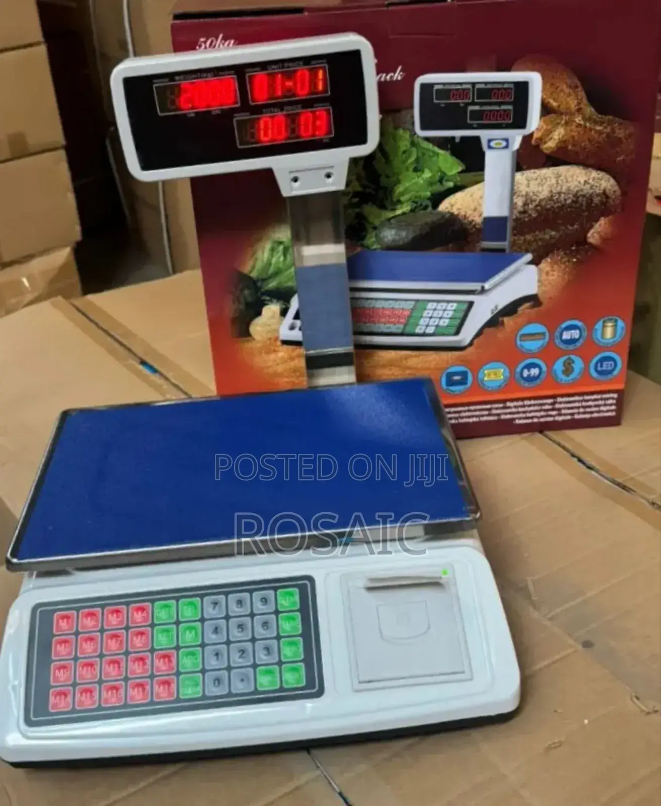 50kg Electric Weighing Scale With Receipt Printer