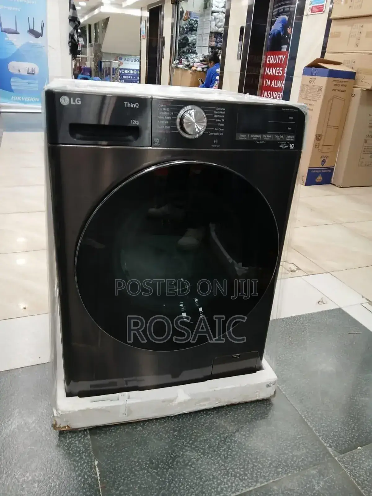 Lg 12kg Front Loader Washer | Ai DDTM | Steam Turbowash Wash and Spin