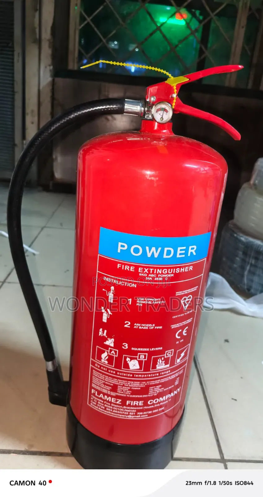 Fire Extinguisher 9 Kg Dry Powder
