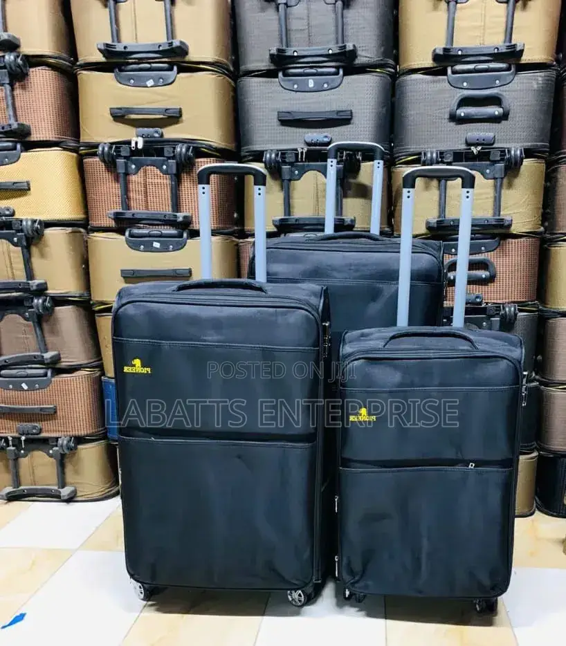 3 in 1 Fabric Modern Laxurious Suitcase Briefcase Travel Bag