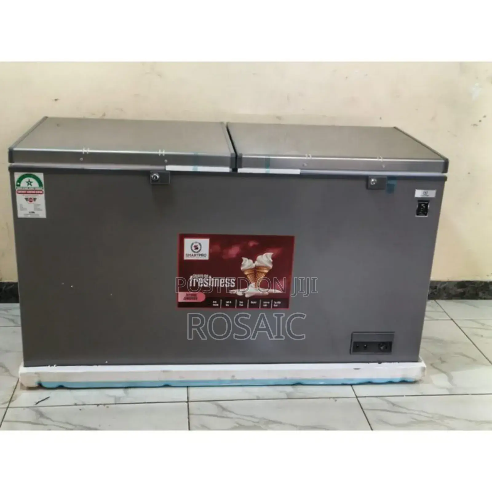 Smart Pro SCF-500g, 450 Litres Chest Freezer Double Door