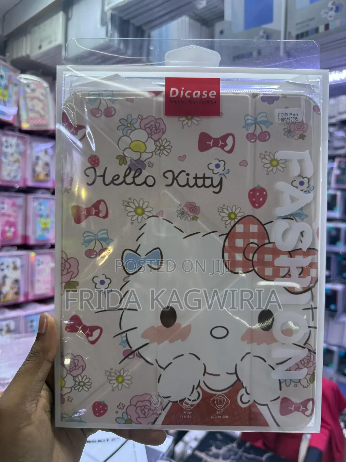 Cartoon Themed Flip Cover for iPad 11th , A16 and 10th Gen 10.9"