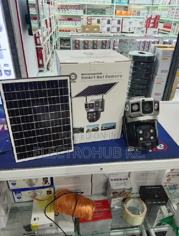 Utral Smart 4g Solar CCTV - Dual Lens V380 Pro With Night Vison