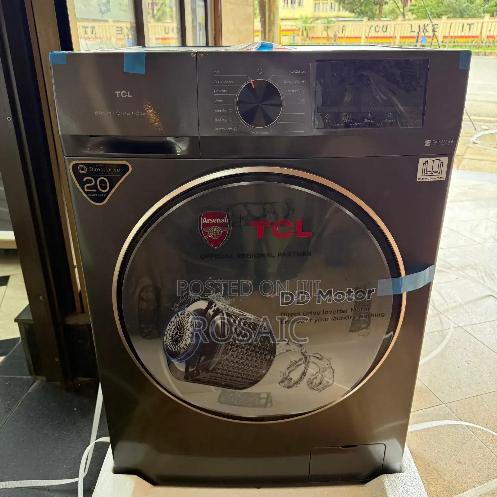 TCL Washing Machine 8 KGS Front Load
