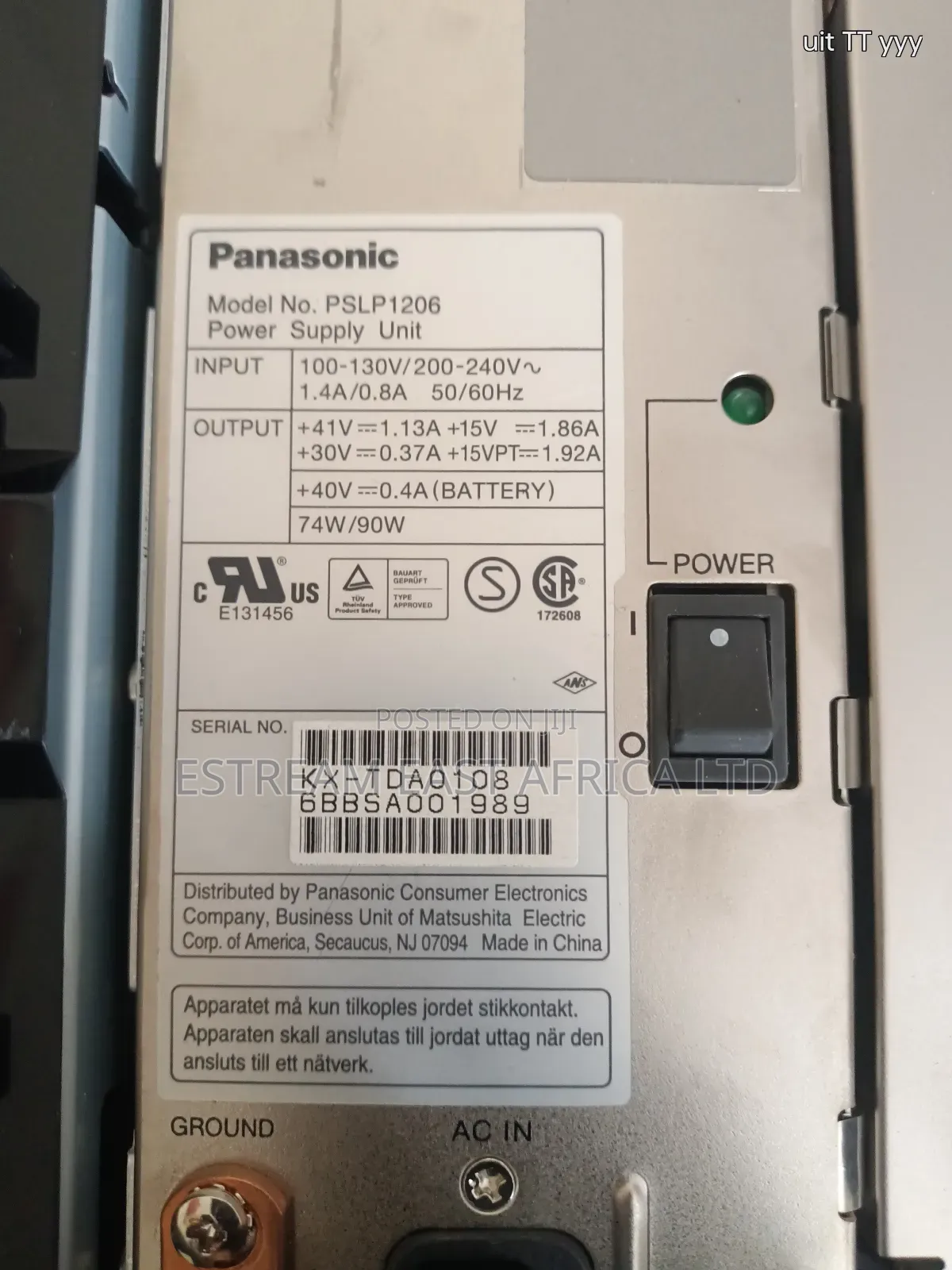 Panasonic Tda 100 Hybrid Ip-PBX
