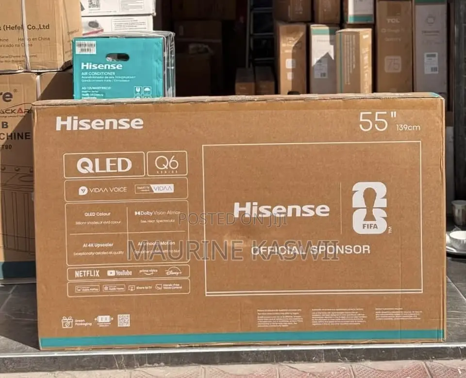 Hisense Smart Qled 55” -55q6