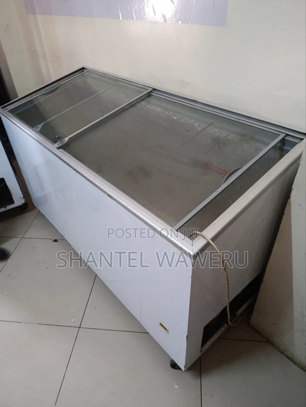 Glass Door Big Freezer