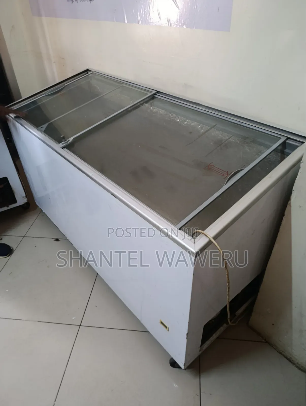 Glass Door Big Freezer