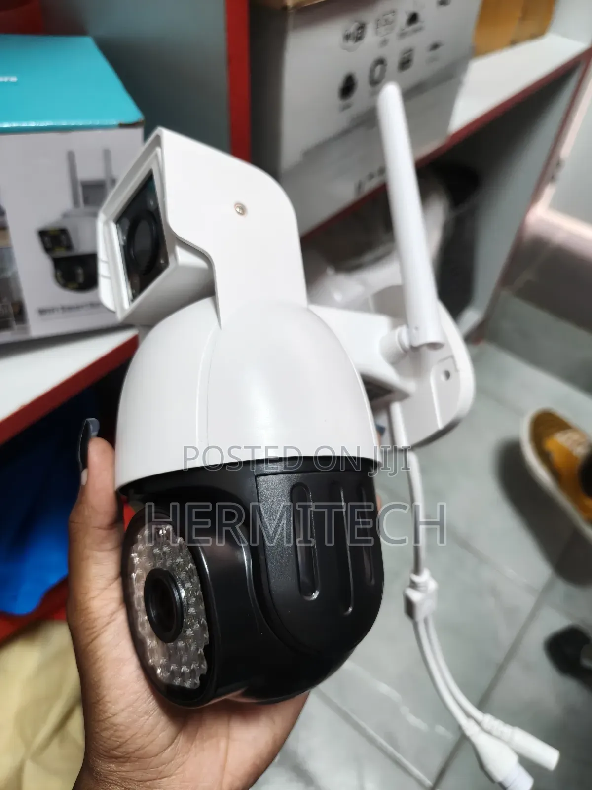 Smart Dual-Lens Home Office Yard CCTV Camera 4g Electric Model