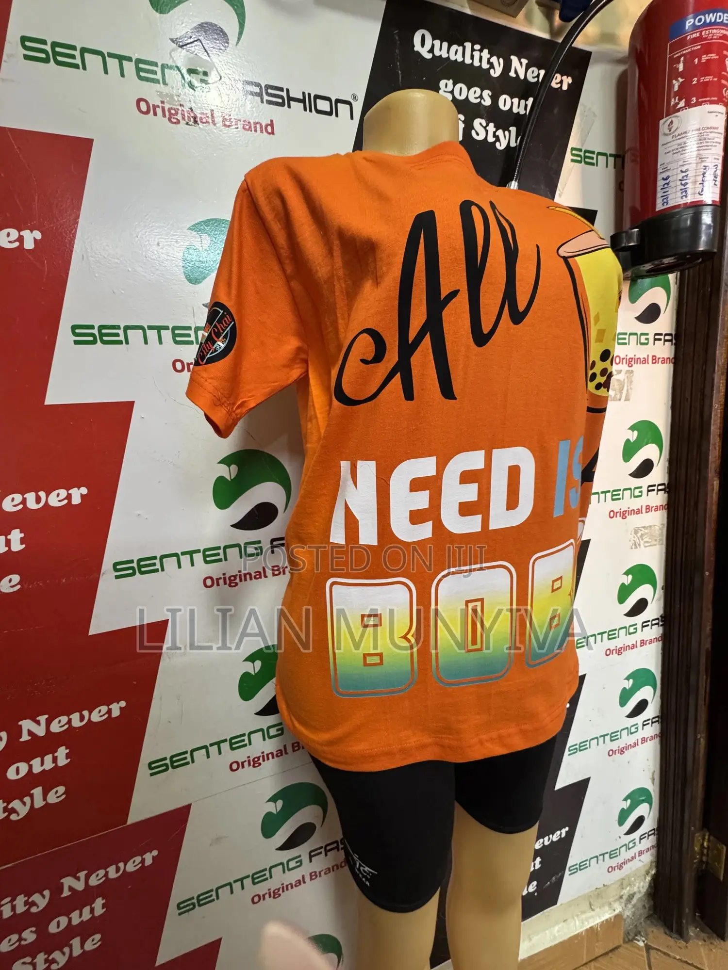 Branded Orange Tshirt