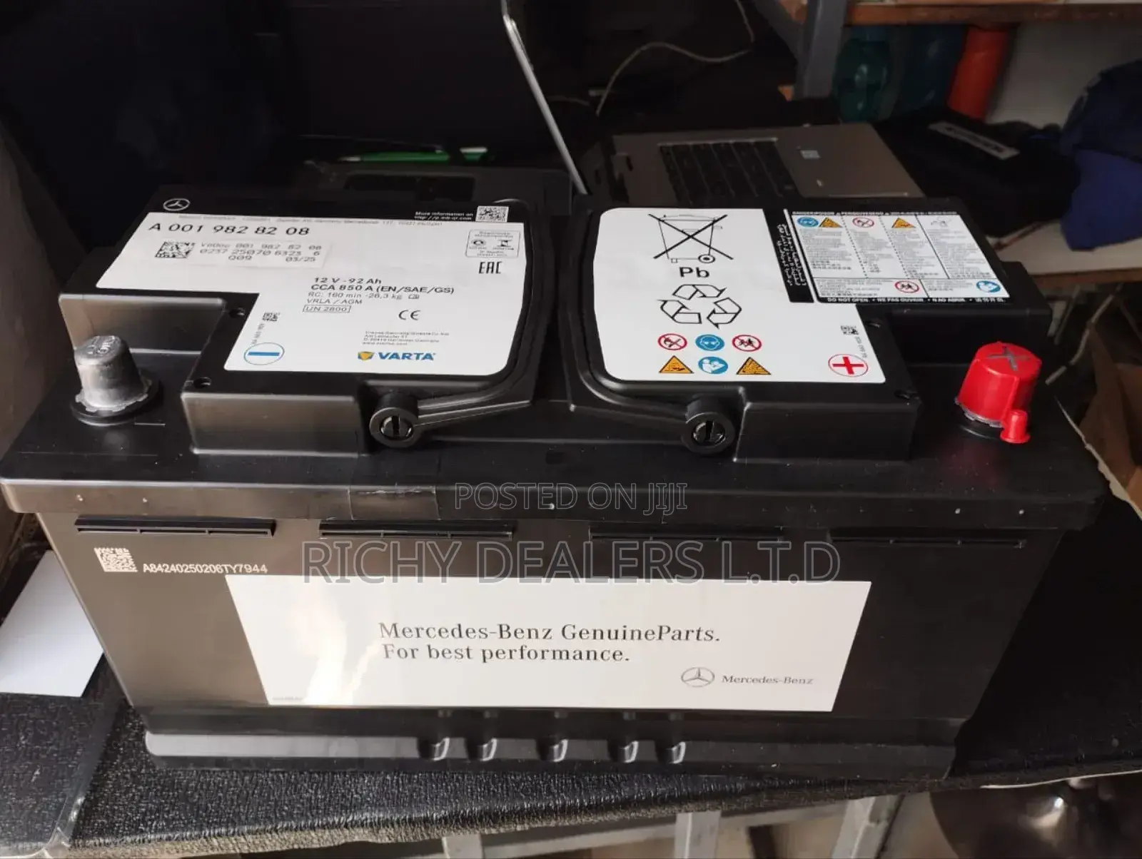 Varta 12v 92ah Agm Battery