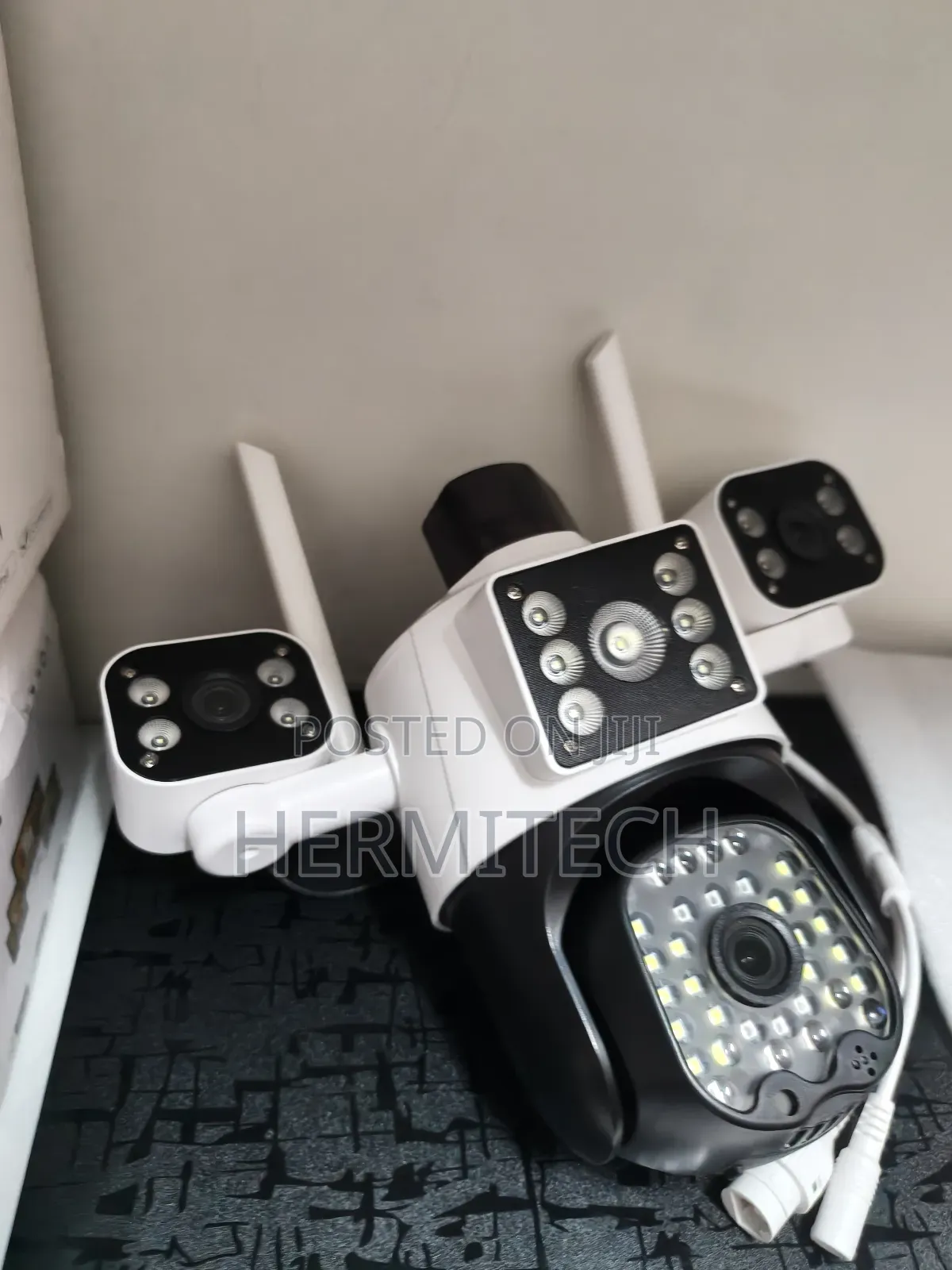 Two Adjustable Lens One Motorized Lens 4g Electric Model CCTV Triple