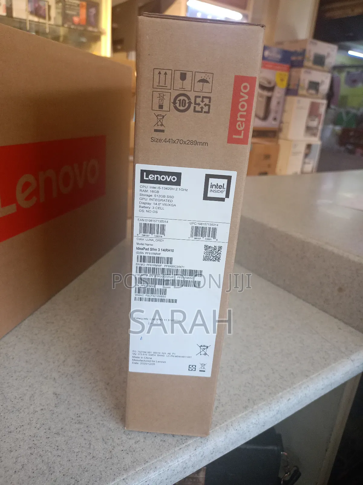 New Laptop Lenovo Ideapad 3 16GB Intel Core i5 SSD 512GB
