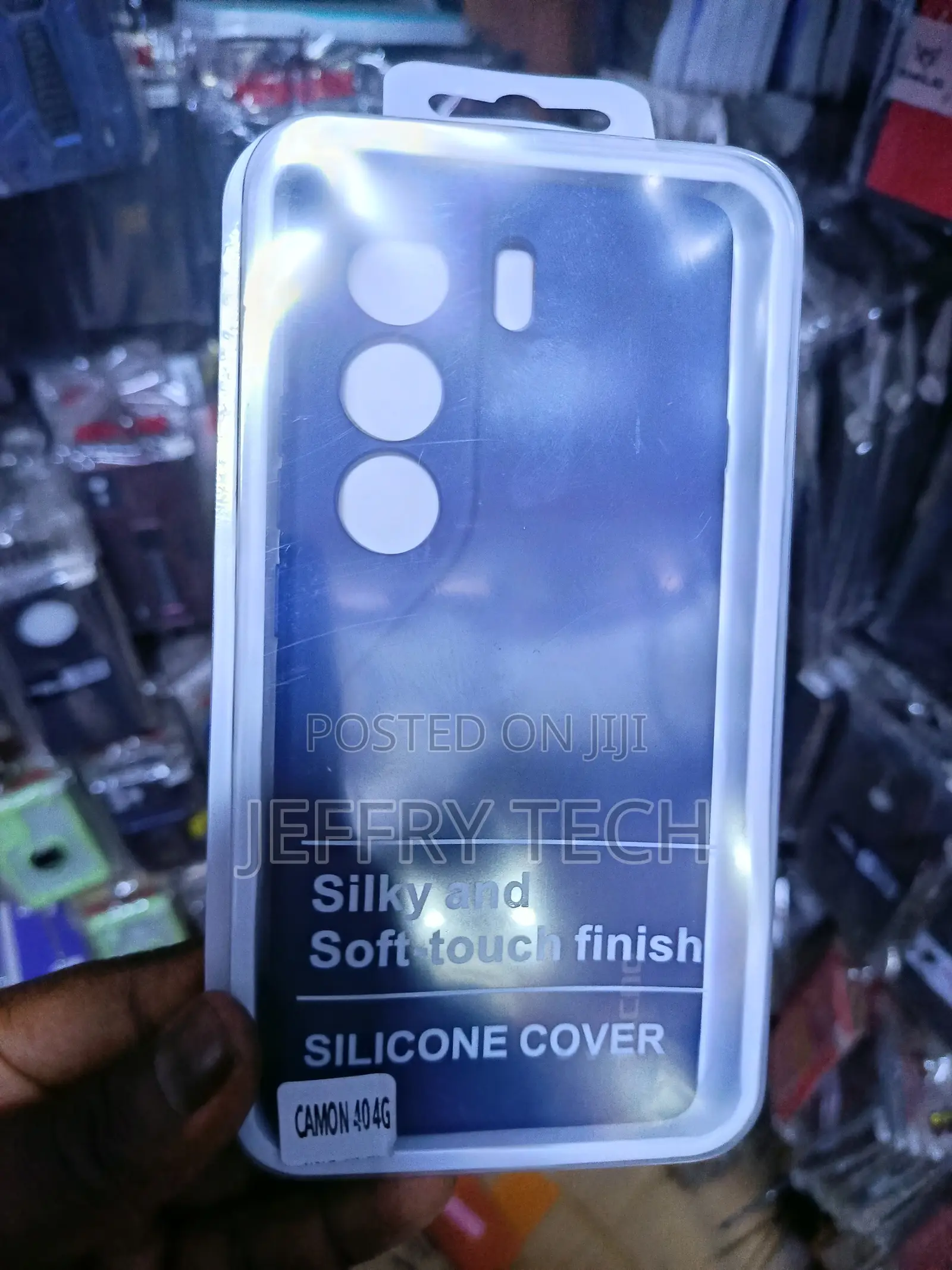 Silicone Back Cover Designed for the Tecno Camon 40 Series Smartphone