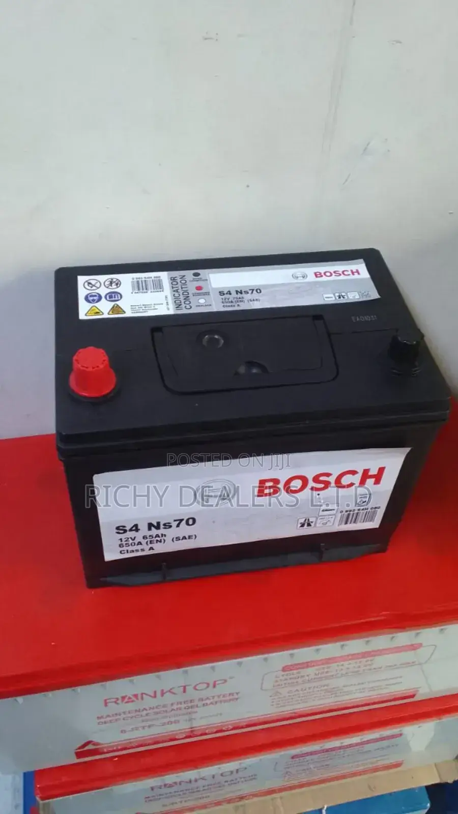Bosch S4 Ns70mf (12v 65ah) Car Battery