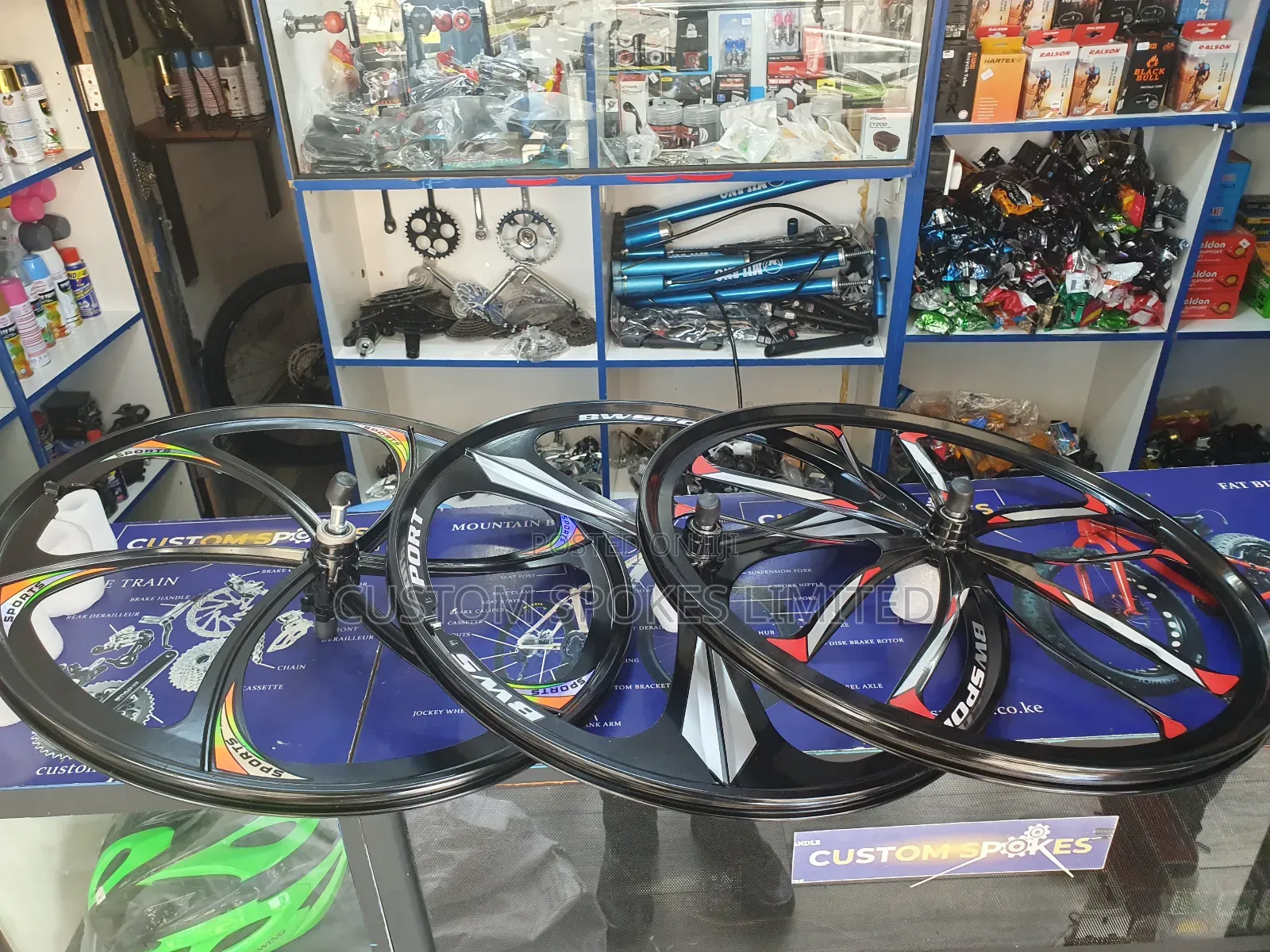 Size 26 Sealed Disk Chrome Wheels (Pair)