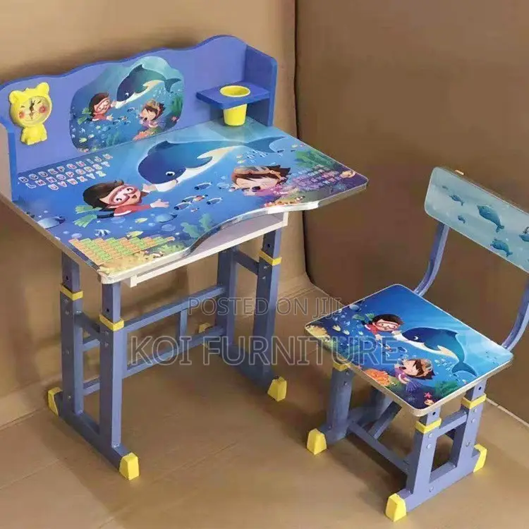 Home Table; Adjustable Childrens Desk Chair Functionality Set