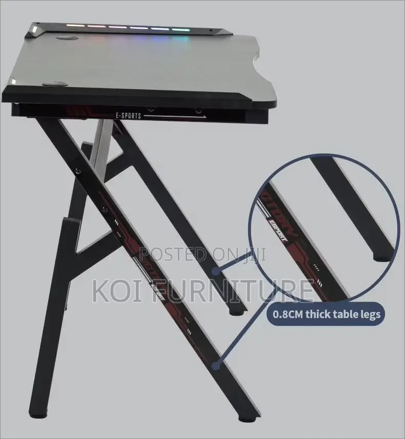 Office Desk; Imported Generic Gaming Desk for Content Creators