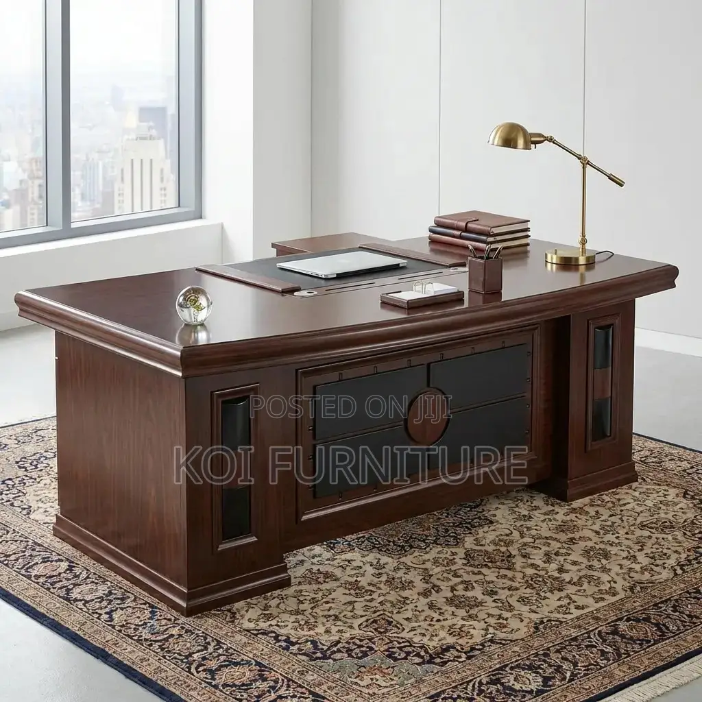 Office Desk; 1.6 Meter Mahogany Office Prestigious Desk