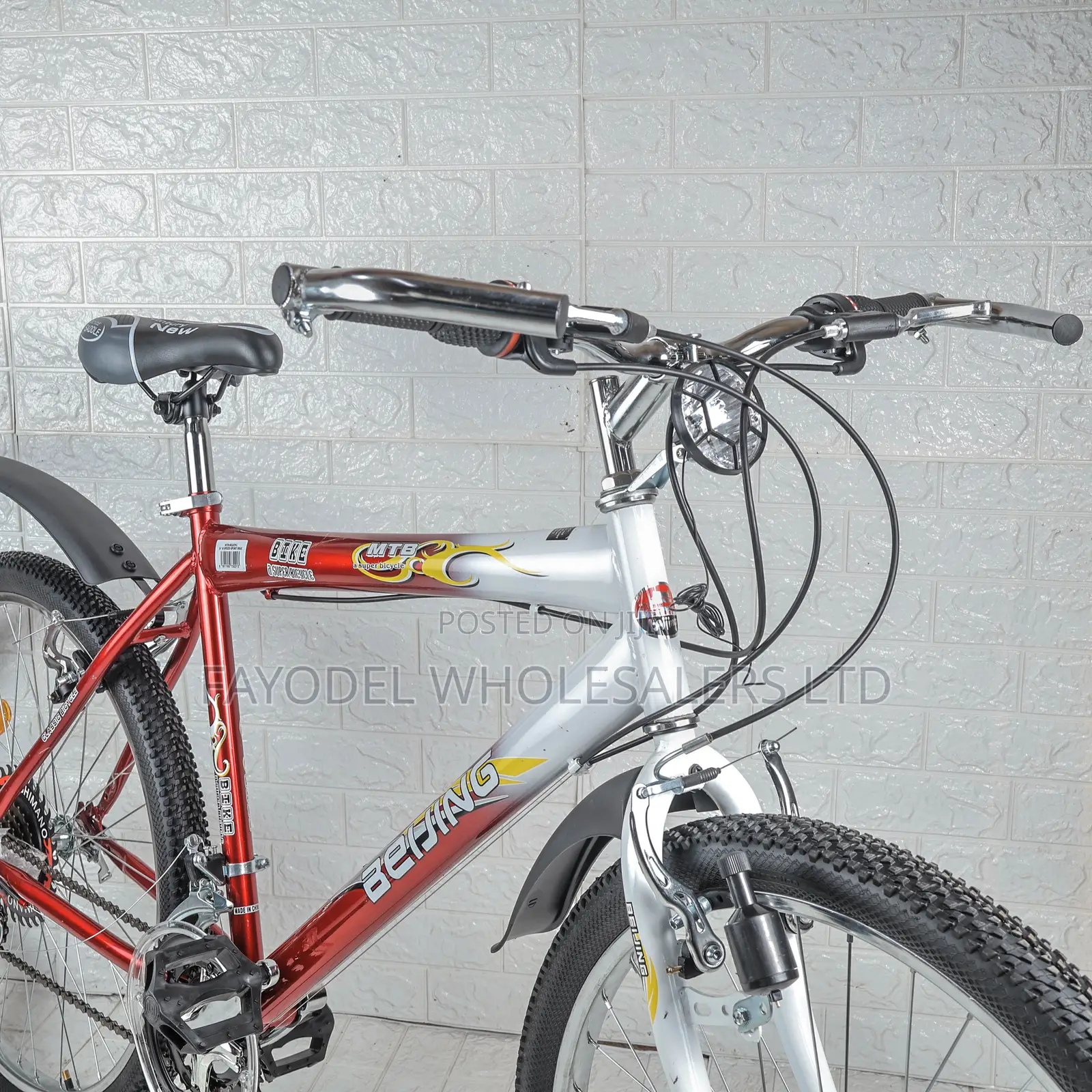 Beijing 26′′ Steel Bike – Revo Shifters, Rim Brakes Dynamo Headlight