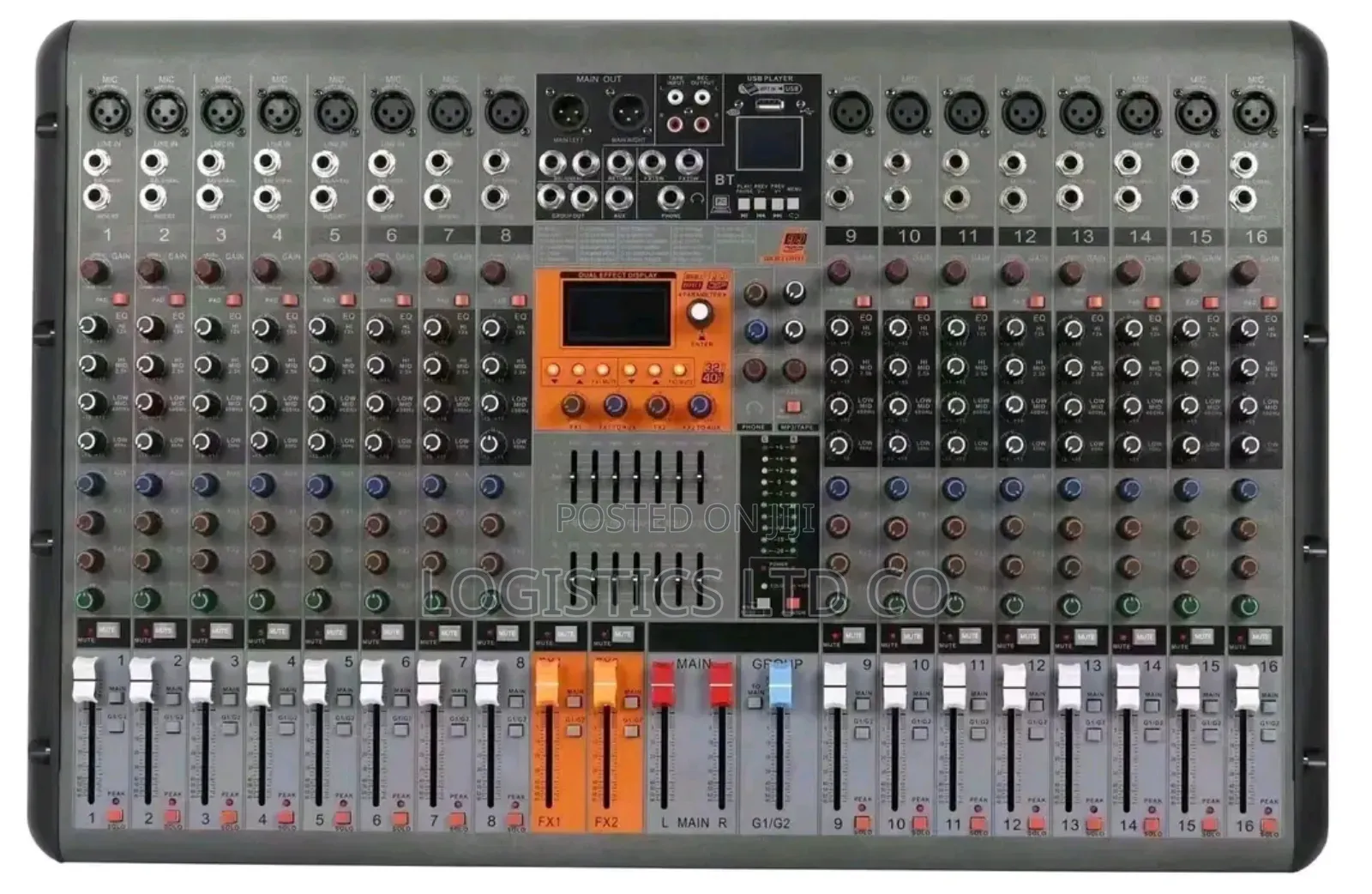 Megatron 1602d 16 Channels Powered Mixer