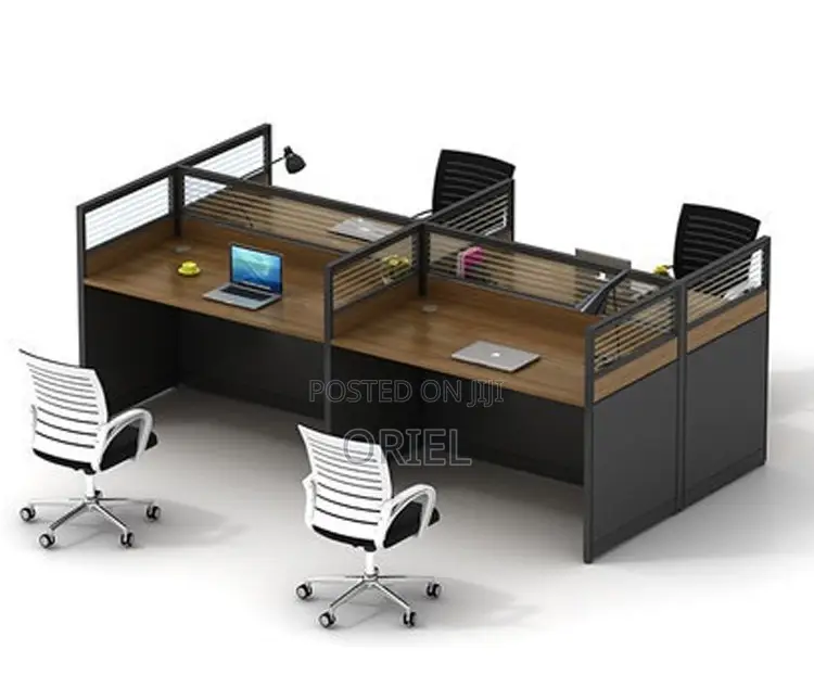Office Workstation : Office 4-Way Working Workstation