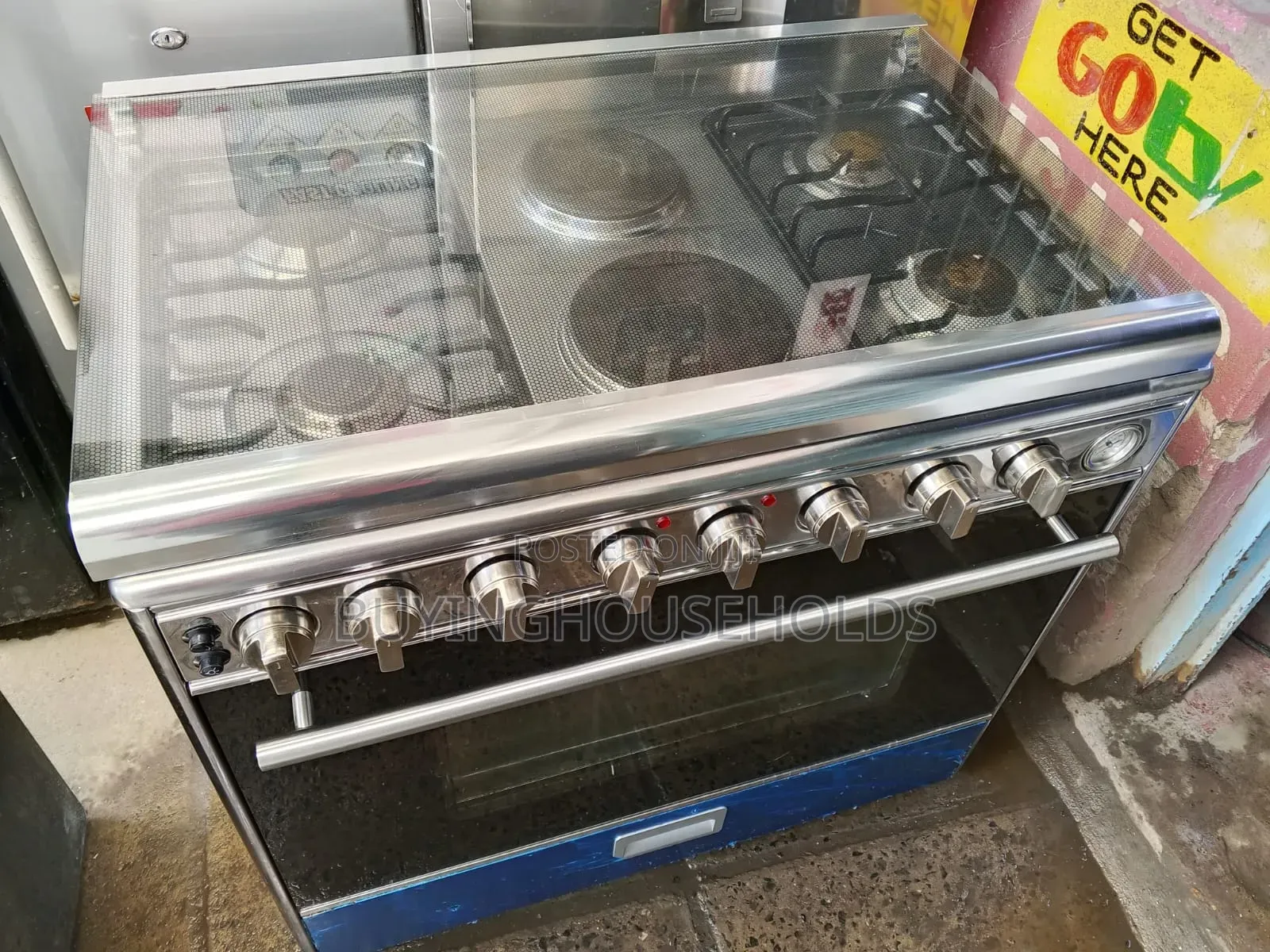 Hisense 60x90 Stainless Cooker 4gas+2electric