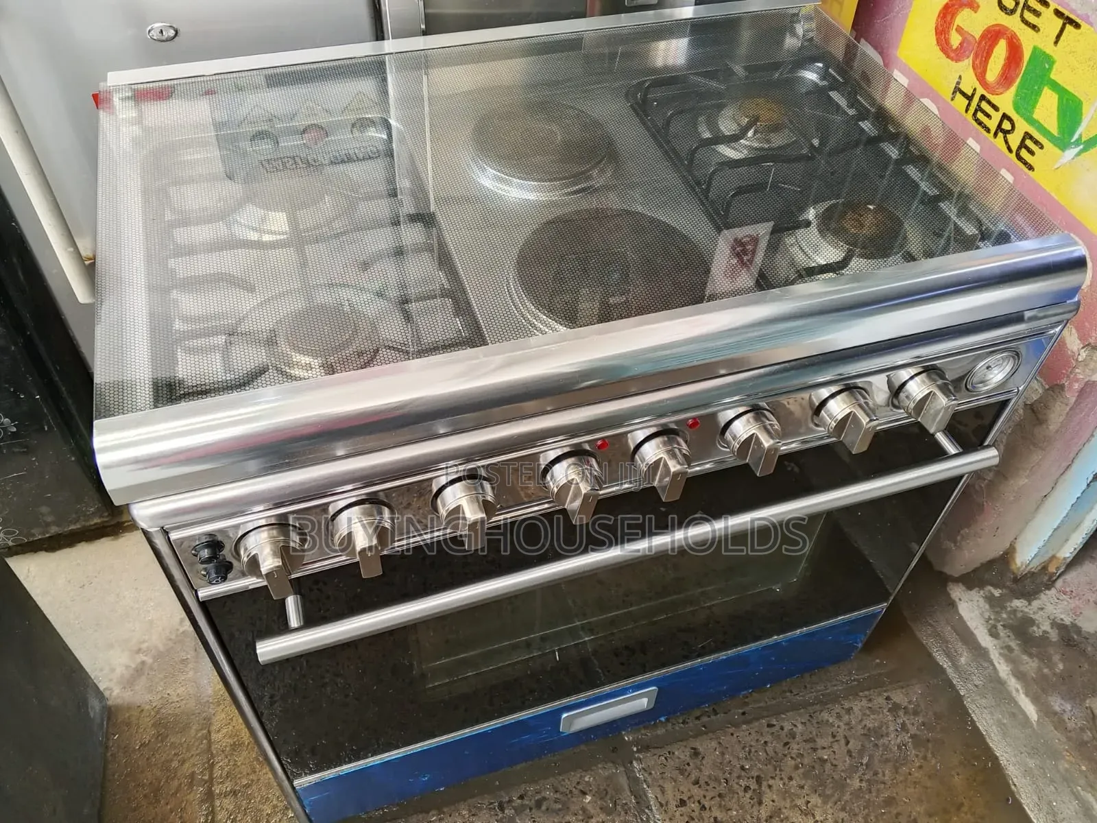 Hisense 60x90 Stainless Cooker 4gas+2electric