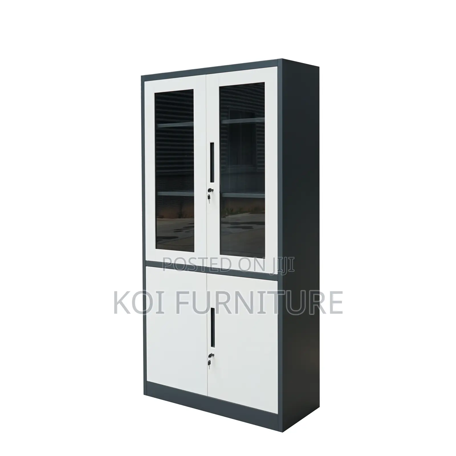 Office Cabinet; Two Doored Office Executive Cabinet With Glass