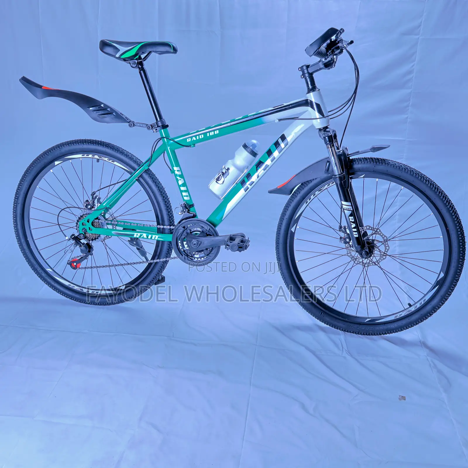 Raid Mountain Bike Size 26 7*3 Gears Bicycle With Disc Brakes