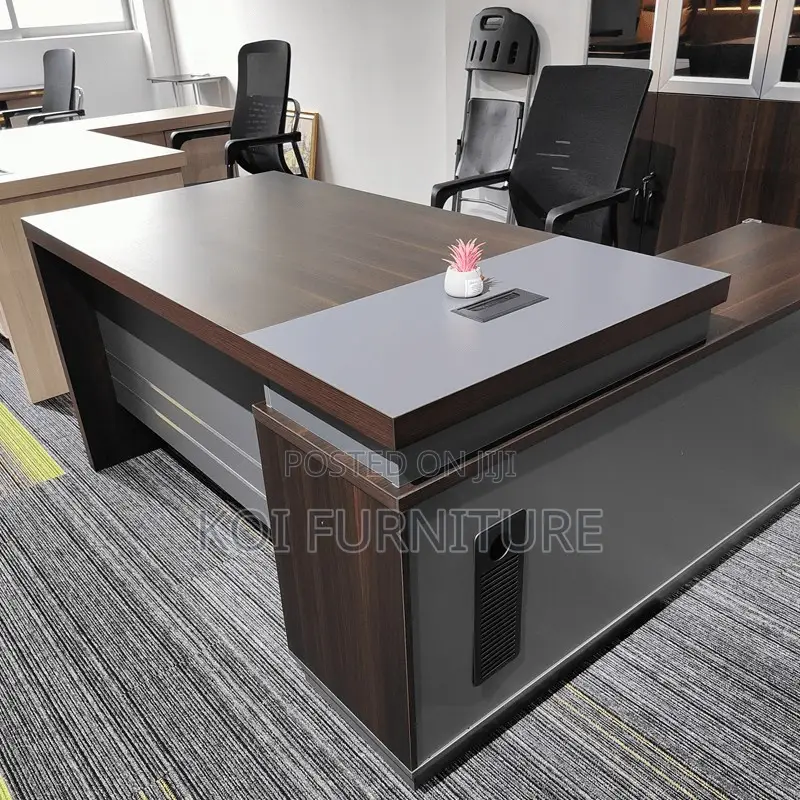 Office Desk; 1.8 Meters Executive Office Desks With Coded Drawers