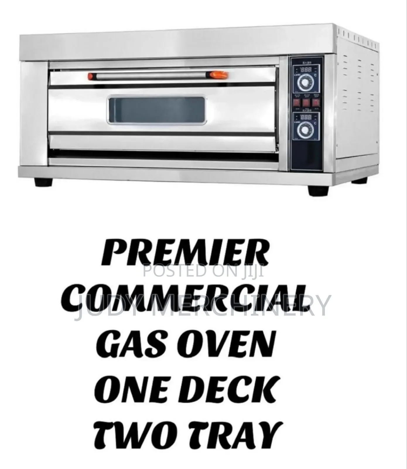 Premier Commercial Gas Oven One Deck Two Tray